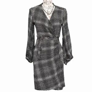Diane Von Furstenberg long sleeve wrap dress 4